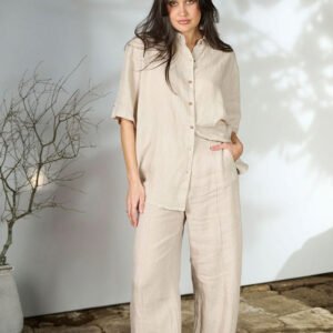 Female Linen Set (Beige)